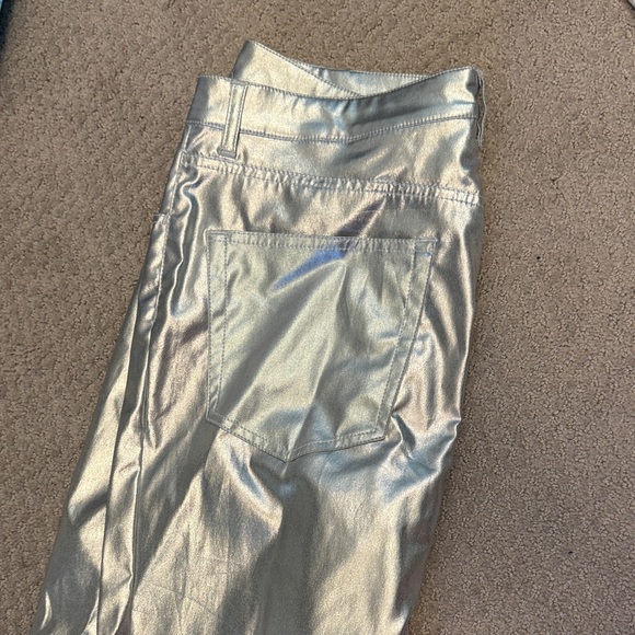 H&M Silver Metallic Pants - Picture 2 of 2